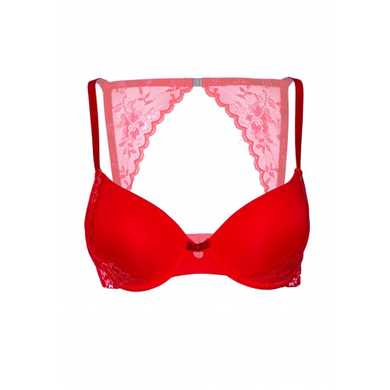 Push-up bra w/ lace racerback Push-up bra w/ lace racerback