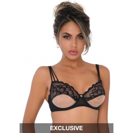 Unlined bra w faux underbust Unlined bra w faux underbust