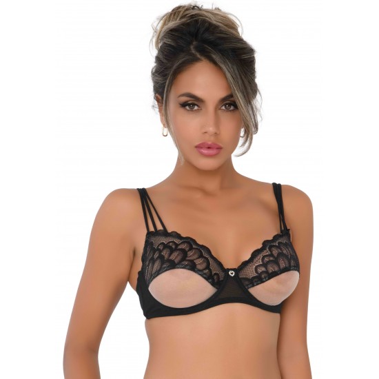 Unlined bra w faux underbust Unlined bra w faux underbust