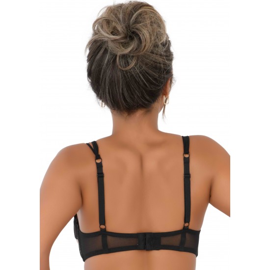 Unlined bra w faux underbust Unlined bra w faux underbust
