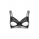 Unlined bra w faux underbust Unlined bra w faux underbust