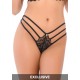 Lace string with straps Lace string with straps