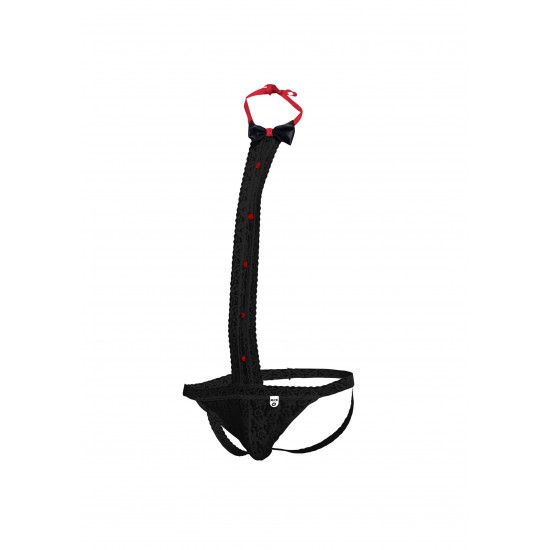 MOB Tuxedo Lace Thong