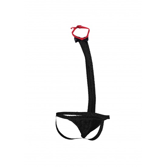MOB Tuxedo Lace Thong