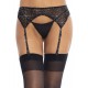 Rhinestone garterbelt