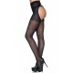 Sheer open butt pantyhose