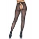 Strappy crotchless tights