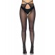 Strappy crotchless tights