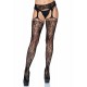 Lace garter belt stockings