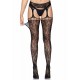 Lace garter belt stockings