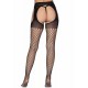 Suspender hose with opaque top