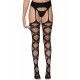 Net garter belt stockings