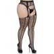 Lace up backseam stockings +
