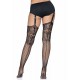 Fishnet backseam stockings
