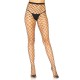 Faux pearl fence net tights