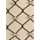Faux pearl fence net tights