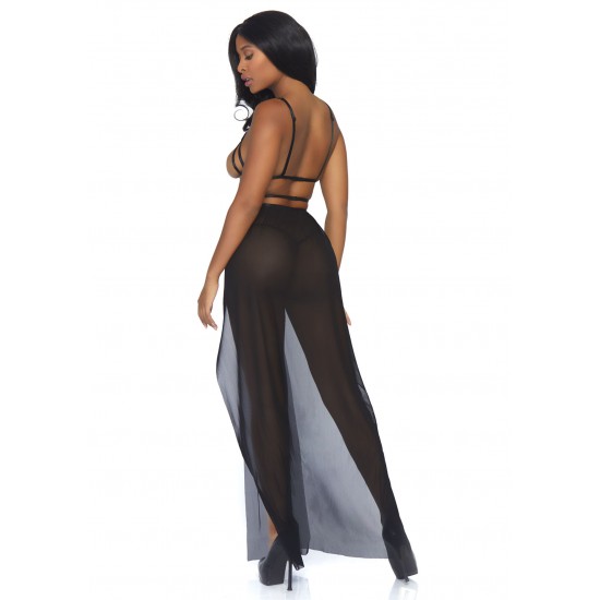 Cage Maxi dress and g-string Cage Maxi dress and g-string