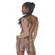 Rainbow fishnet mini dress Rainbow fishnet mini dress