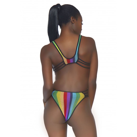Rainbow fishnet bodysuit Rainbow fishnet bodysuit