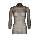 Lurex sleeved fishnet dress