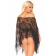 Lace kaften robe and thong Lace kaften robe and thong