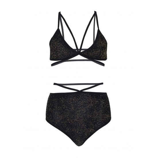 Lurex opaque bra and bottom Lurex opaque bra and bottom