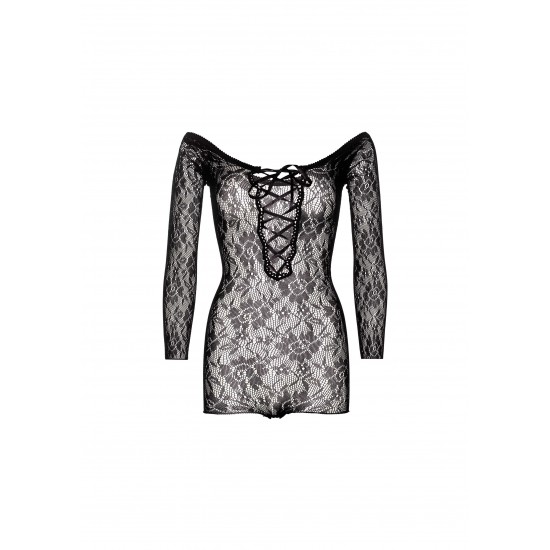 Seamless lace romper