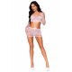 Lace tube dress and gloves Lace tube dress and gloves