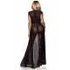 Floor length sheer robe