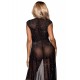 Floor length sheer robe