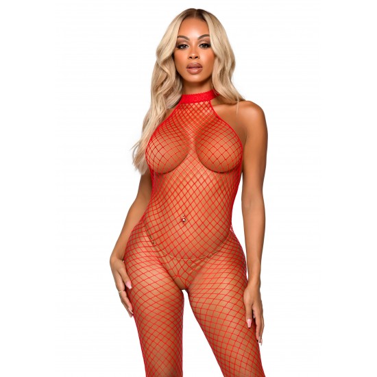 Racer neck bodystocking Racer neck bodystocking