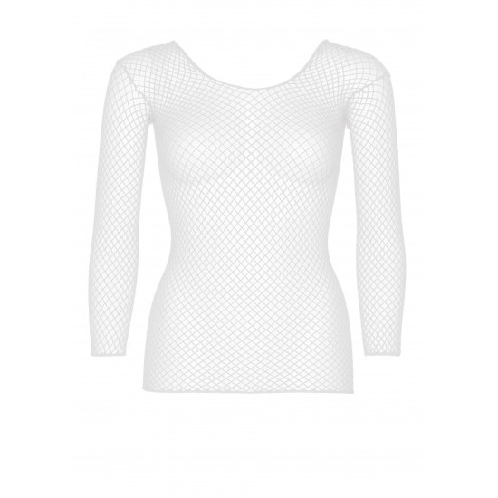 Long Sleeves Fishnet Top