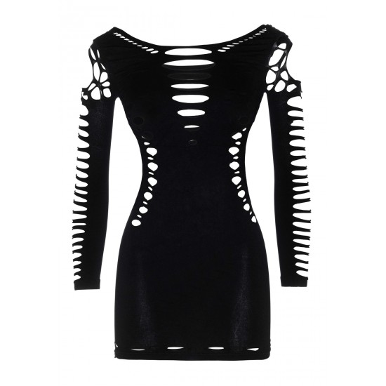 Shredded Mini Dress