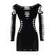 Shredded Mini Dress