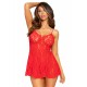 Rose Lace Flair Chemise Rose Lace Flair Chemise