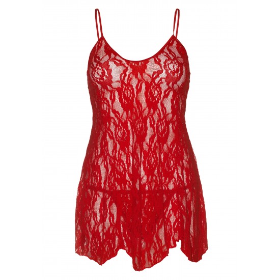 Rose Lace Flair Chemise