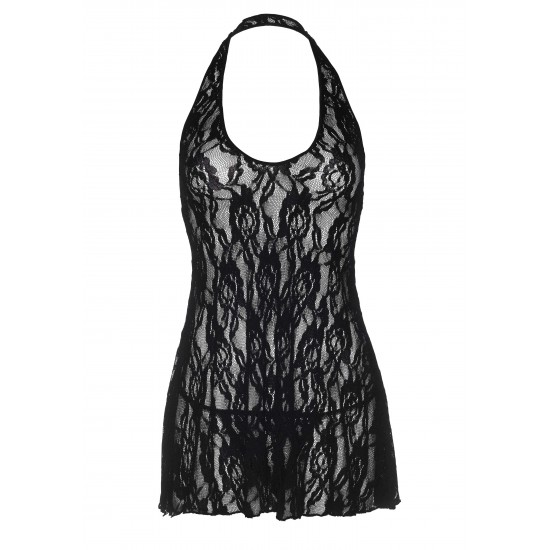 Halter Rose Lace Dress