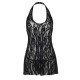 Halter Rose Lace Dress