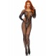 Vine Lace And Net Bodystocking