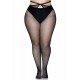 Strappy crotchless tights +