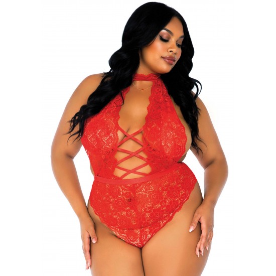 Backless & crotchless teddy +