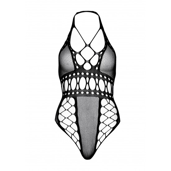 Net backless thong teddy Net backless thong teddy