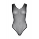 Rhinestone fishnet bodysuit