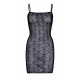Shell net mini dress