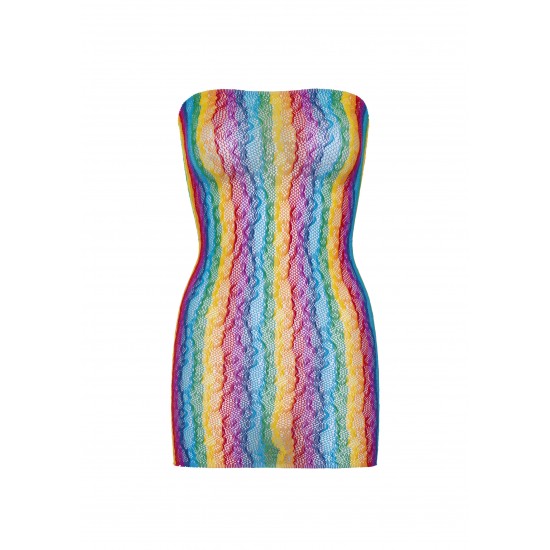 Rainbow leopard tube dress Rainbow leopard tube dress