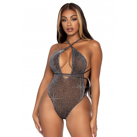 Lurex & rhinestone teddy Lurex & rhinestone teddy