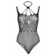 Strappy halter thong teddy