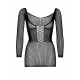 Net Long Sleeve Mini Dress Net Long Sleeve Mini Dress