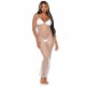 Woven Twist Net Maxi Dress Woven Twist Net Maxi Dress