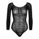 Mosaic Snap Crotch Bodysuit